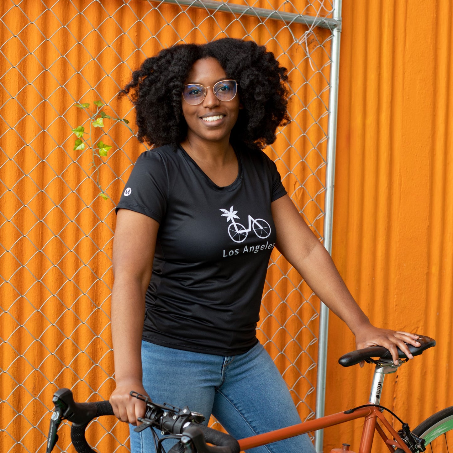 Bike Los Angeles Women's Athletic T-shirt