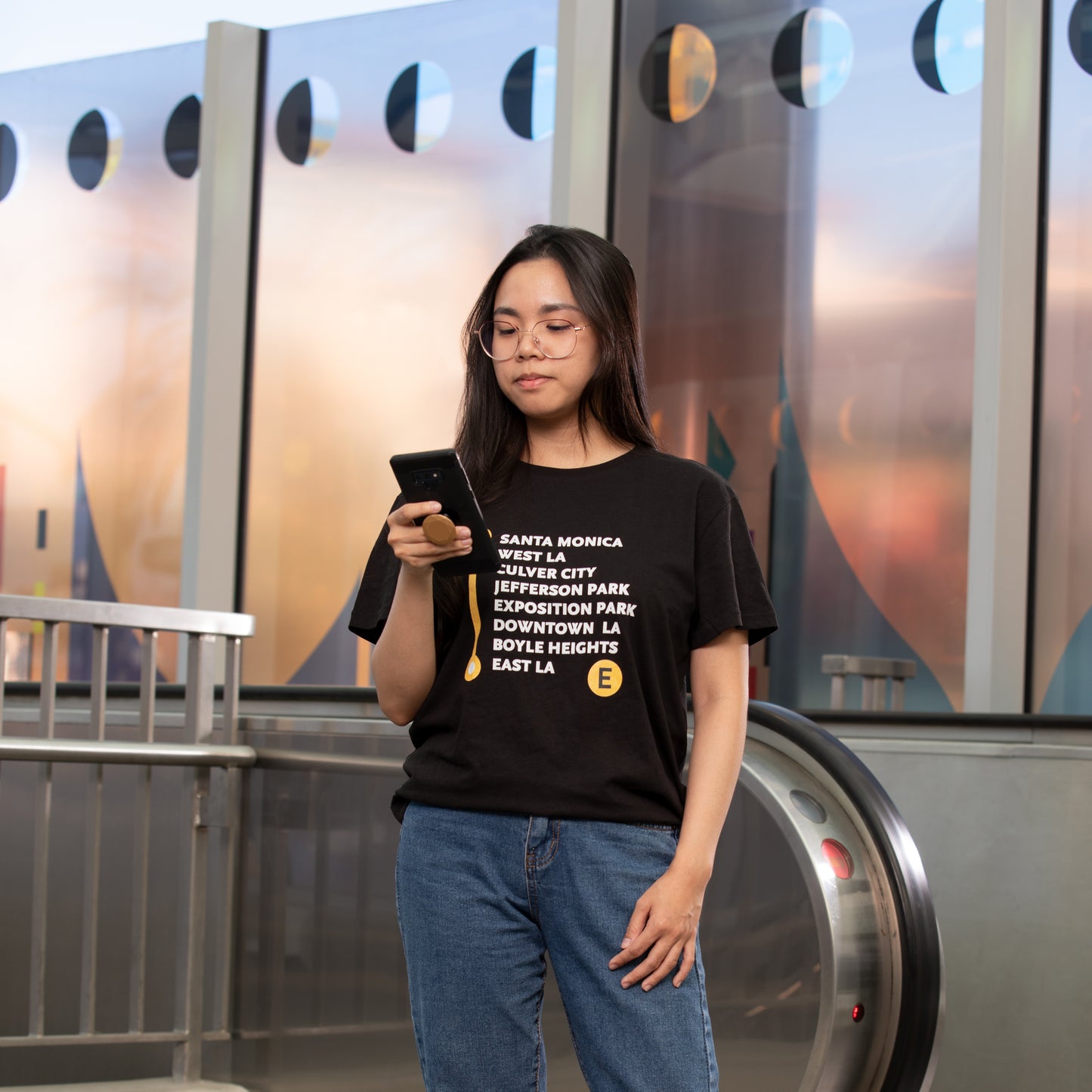 E Line Neighborhoods Women’s High-Waisted T-shirt