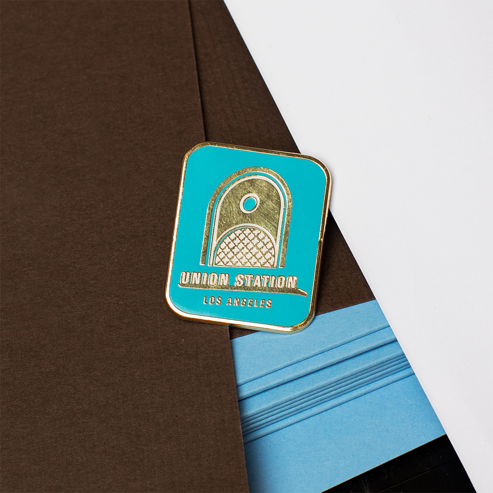 Union Station Los Angeles Arch Enamel Pin