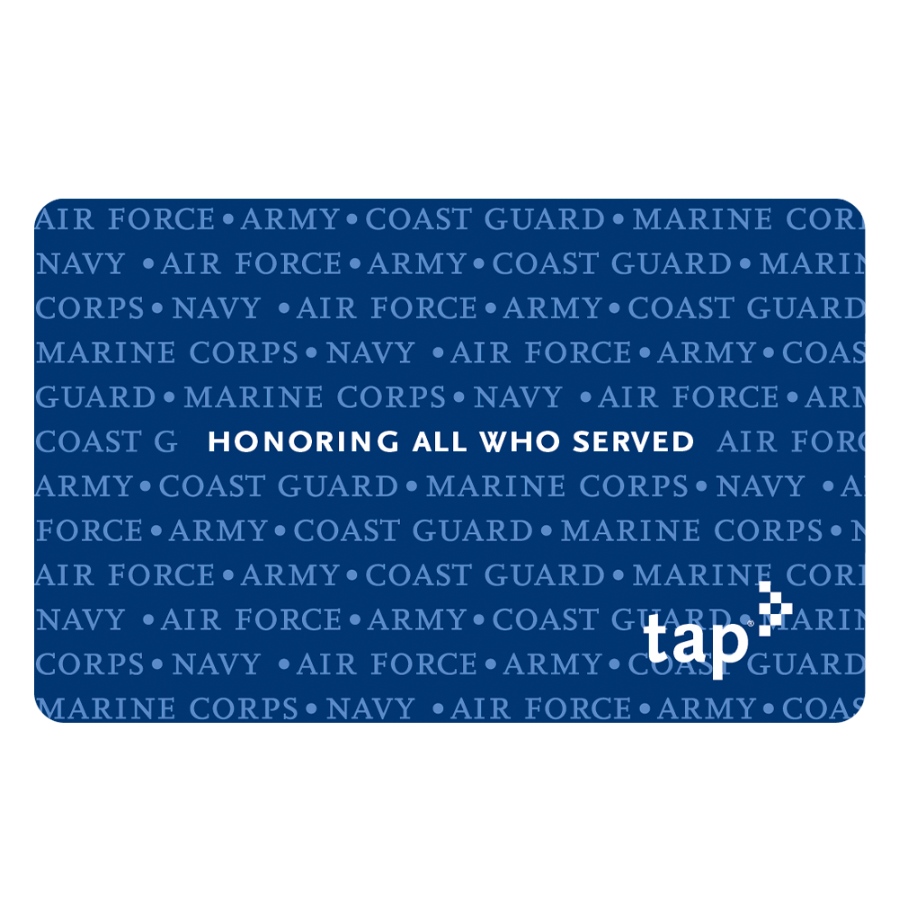 Veteran's Day 2019 Collector's TAP Card