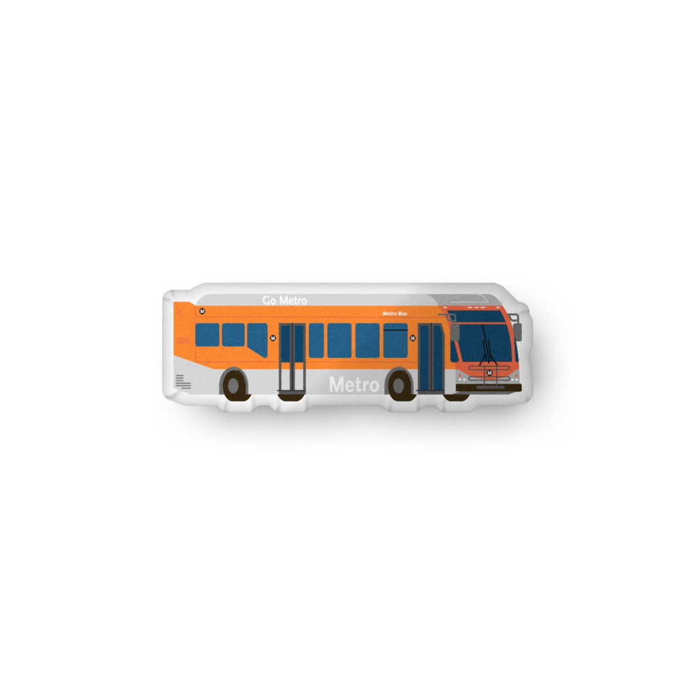 Los Angeles Metro Poppy Bus Plush