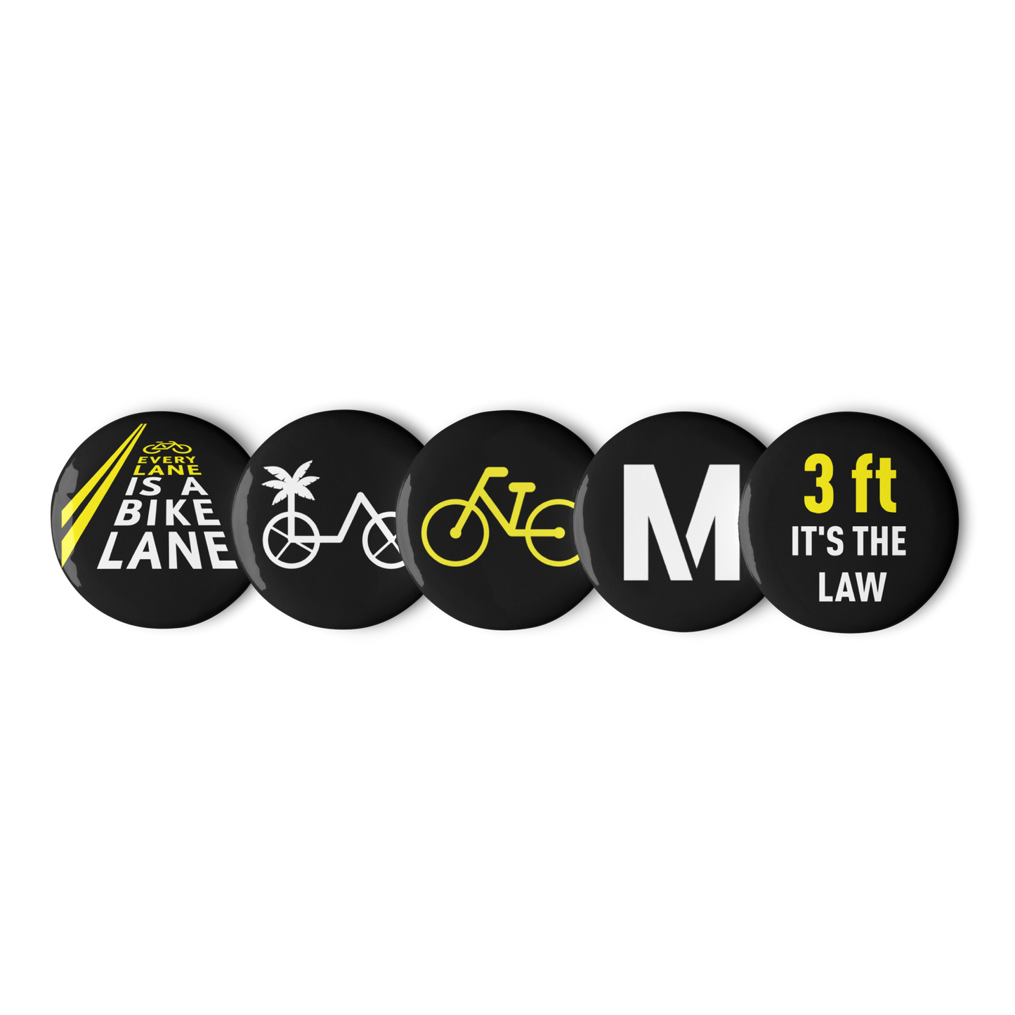 Bike LA Pin-Back Buttons