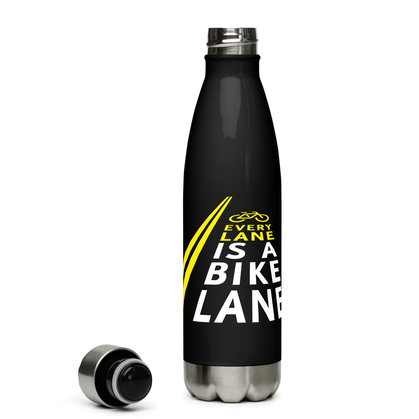 Every Lane Is a Bike Lane Water Bottle