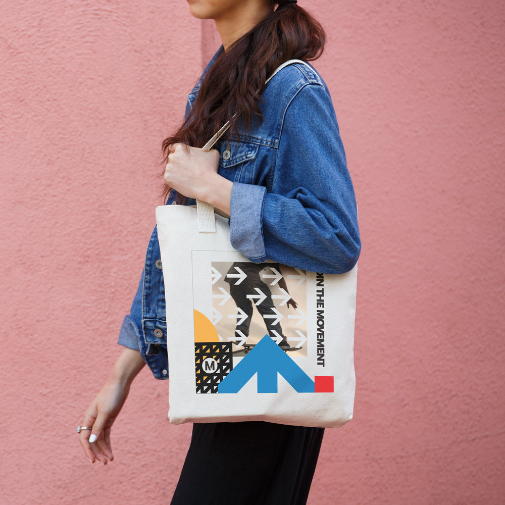 Skate the Movement Cotton Eco Tote Bag - Metro Shop