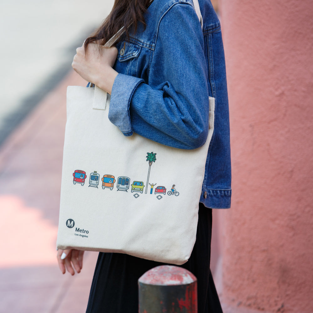 Multimodal Icon Eco Tote Bag - Metro Shop