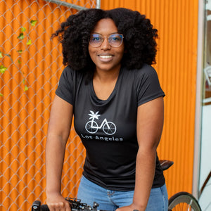 Bike Los Angeles Women's Athletic T-shirt