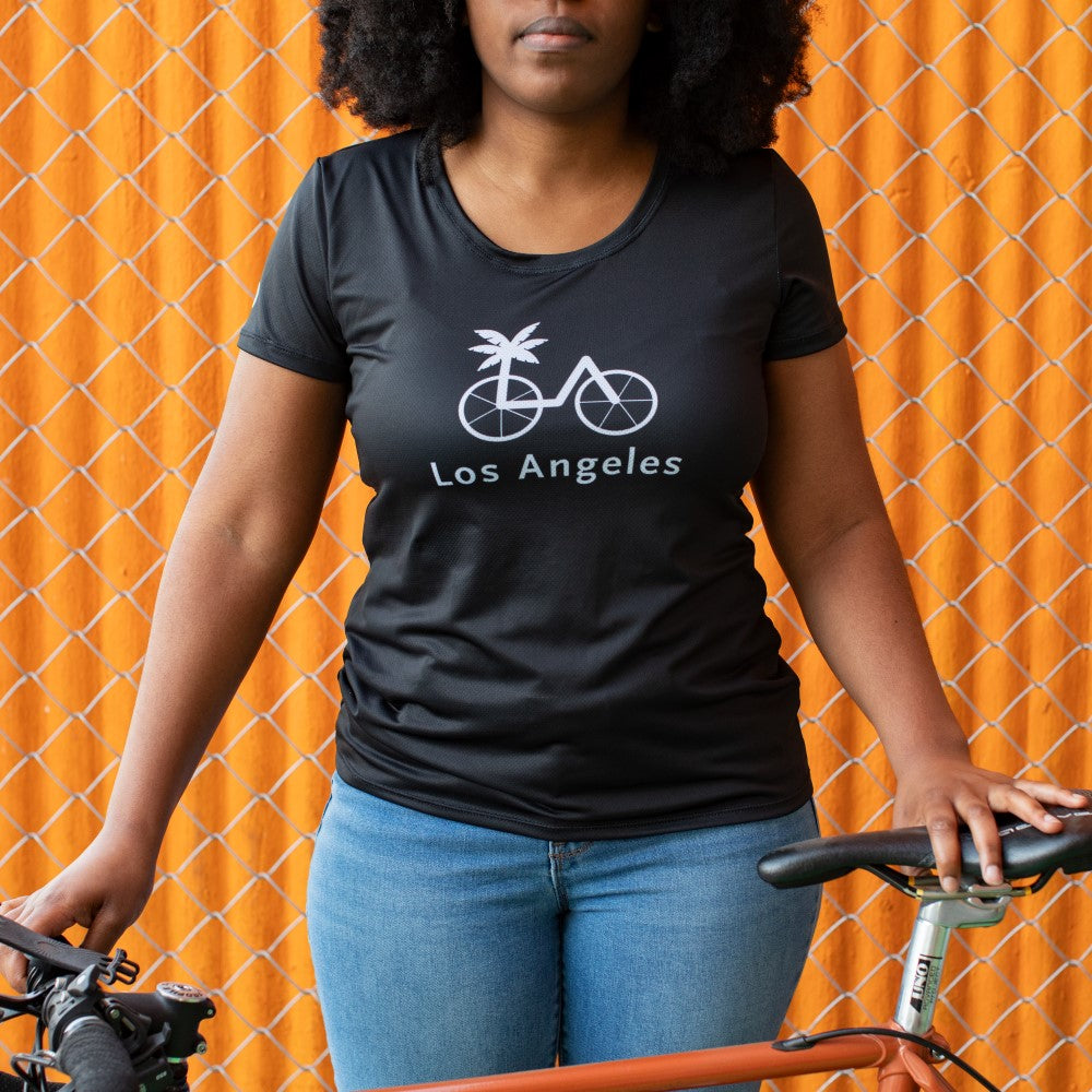 Bike Los Angeles Women's Athletic T-shirt - Metro Shop