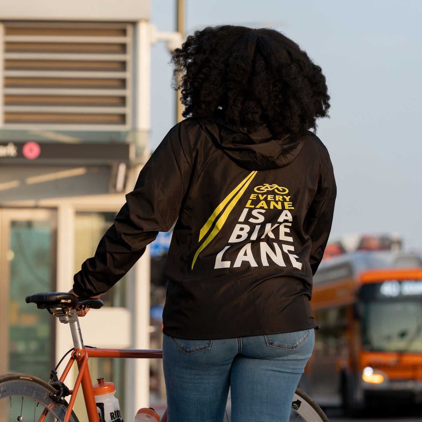 Every Lane Is a Bike Lane Unisex Windbreaker