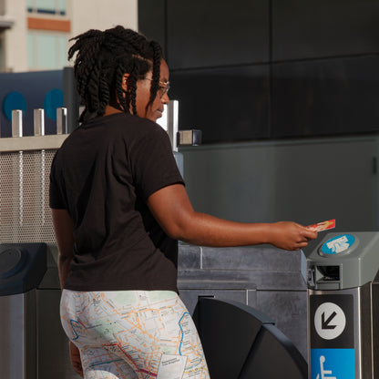 Los Angeles Metro System Map Leggings