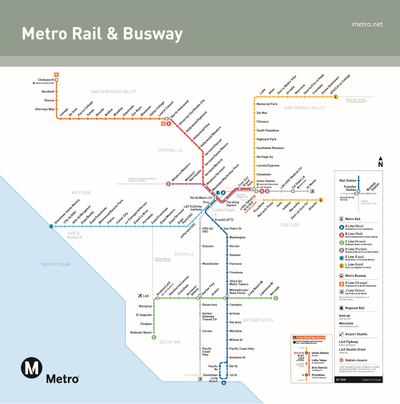 Los Angeles Metro Original Station Map Poster - Metro Shop