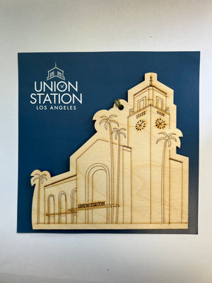 Union Station Wood Ornament and Architecture Coloring Book