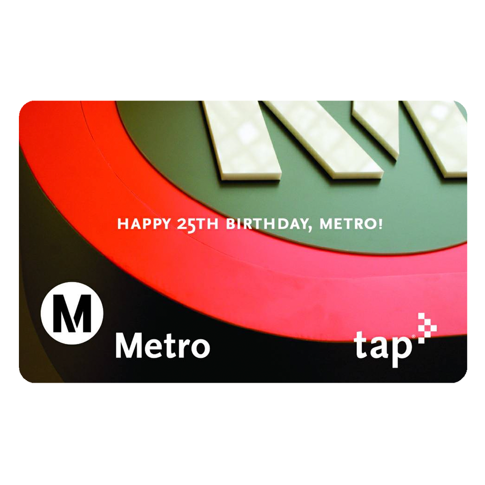 Metro’s 25th Anniversary Collector's TAP Card