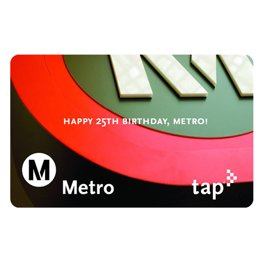 Metro’s 25th Anniversary Collector's TAP Card