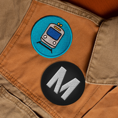 Metro Logo Embroidered Patch