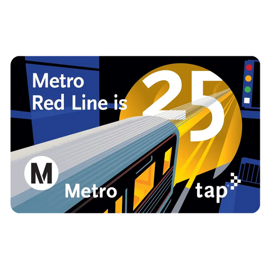 Red Line 25th Anniversary Collector's TAP Card