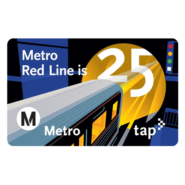 Red Line 25th Anniversary TAP Card