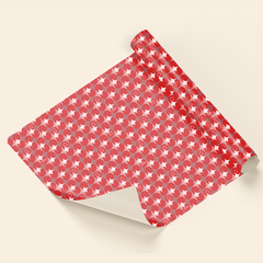 Red Holiday Wrapping Paper