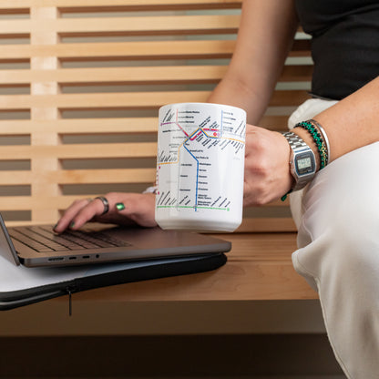 Los Angeles Metro Transit Map Mug