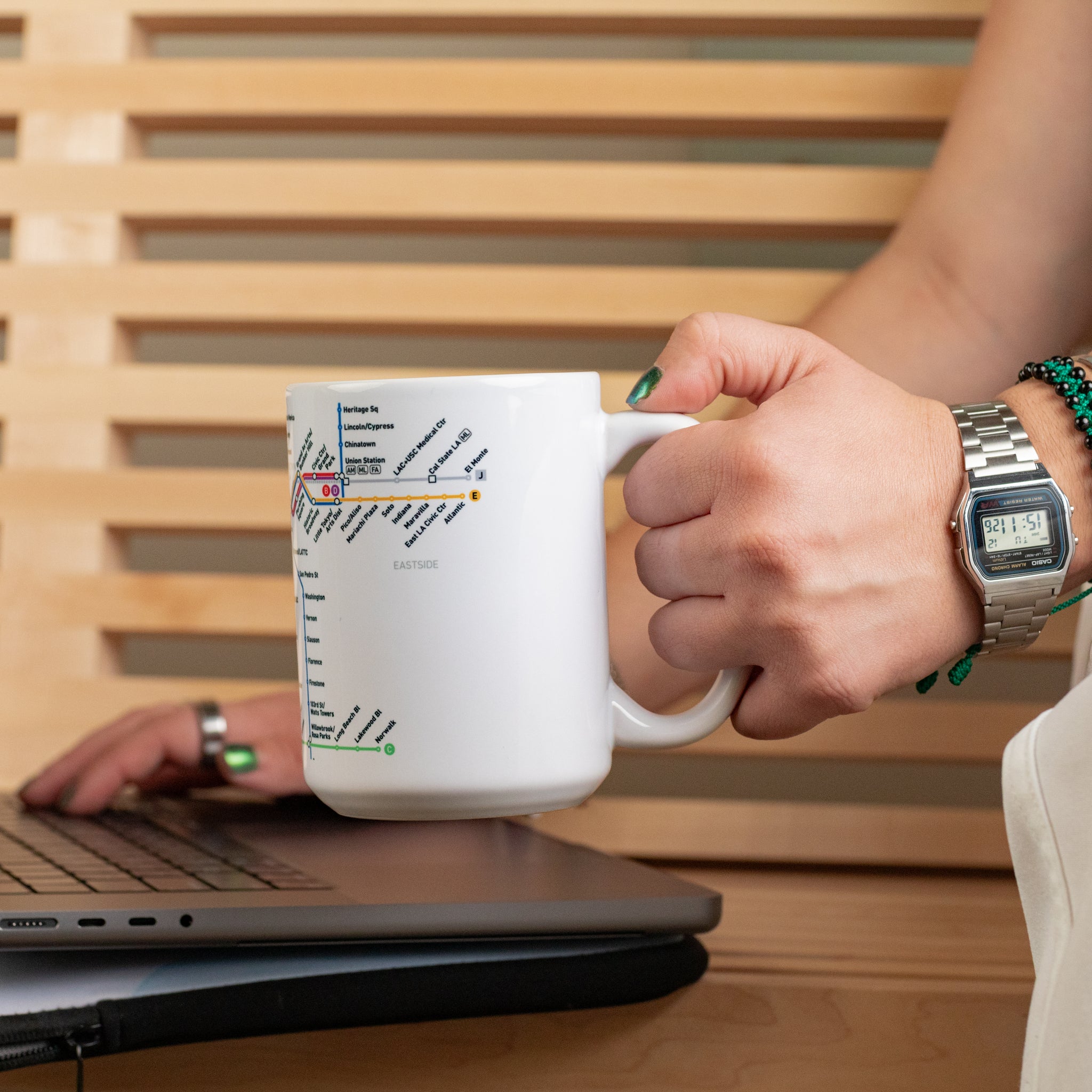 Los Angeles Metro Transit Map Mug - Metro Shop
