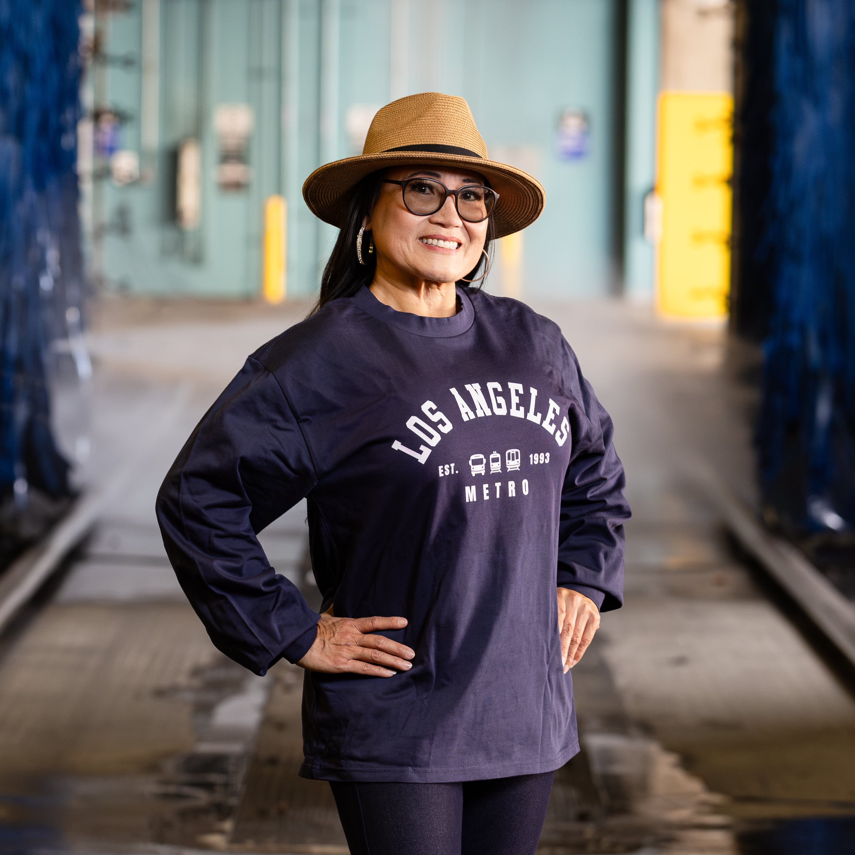 Los Angeles Varsity Long Sleeve TShirt – Metro Shop