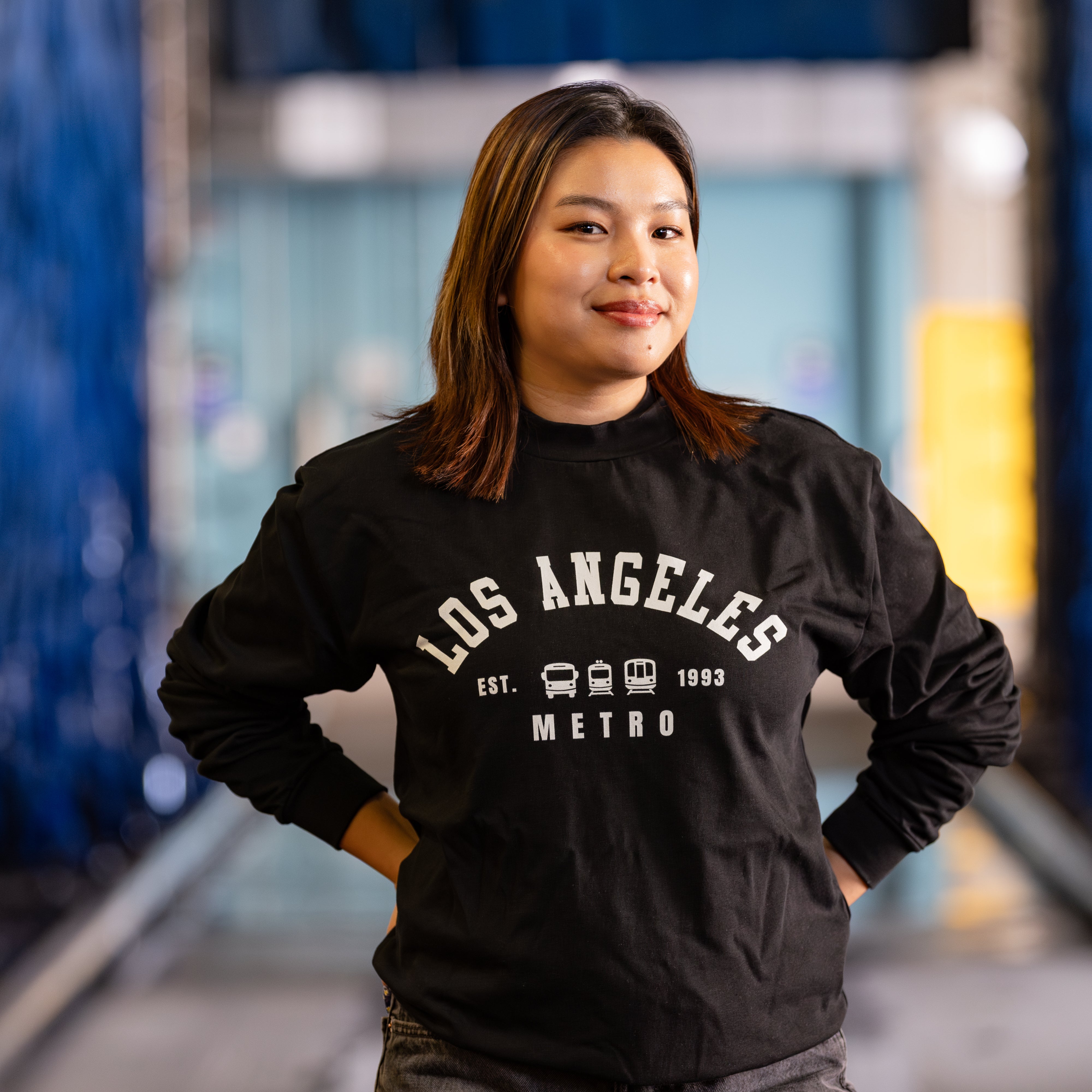 Los Angeles Varsity Long Sleeve TShirt – Metro Shop