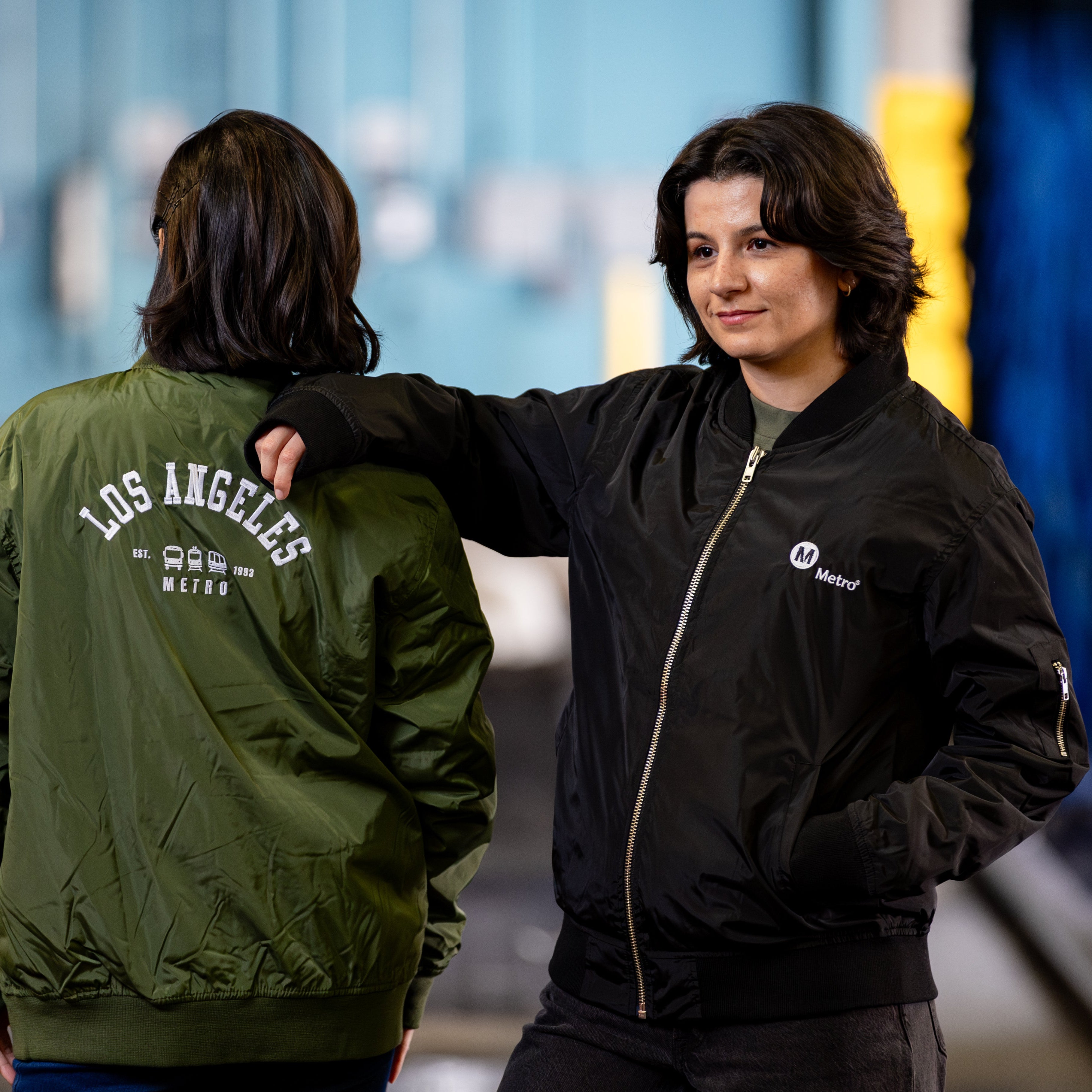 ダウンジャケット・コート METRO BOMBER JACKET Los Angeles Varsity Bomber Jacket – Metro Shop