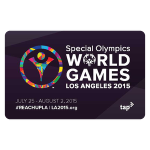 Special Olympics 2015 Collector's TAP Card