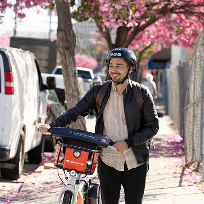 Black Bike Share Helmet (Reflective Decal)