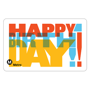 Metro Shop Gift Card (Happy Birthday) - Metro Shop