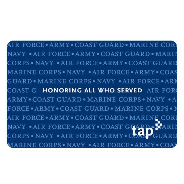 Veteran's Day 2019 Collector's TAP Card