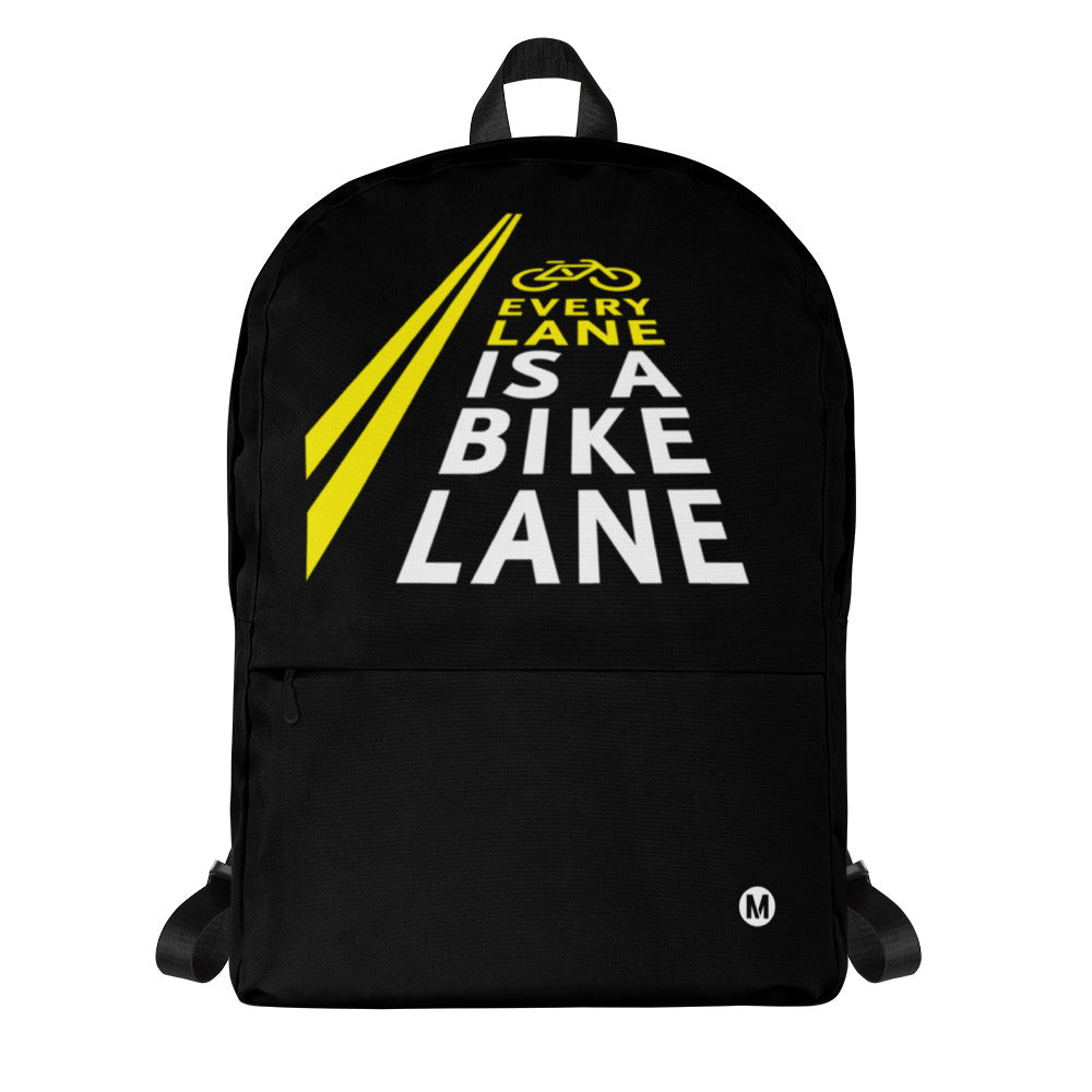 Every Lane Is a Bike Lane Backpack