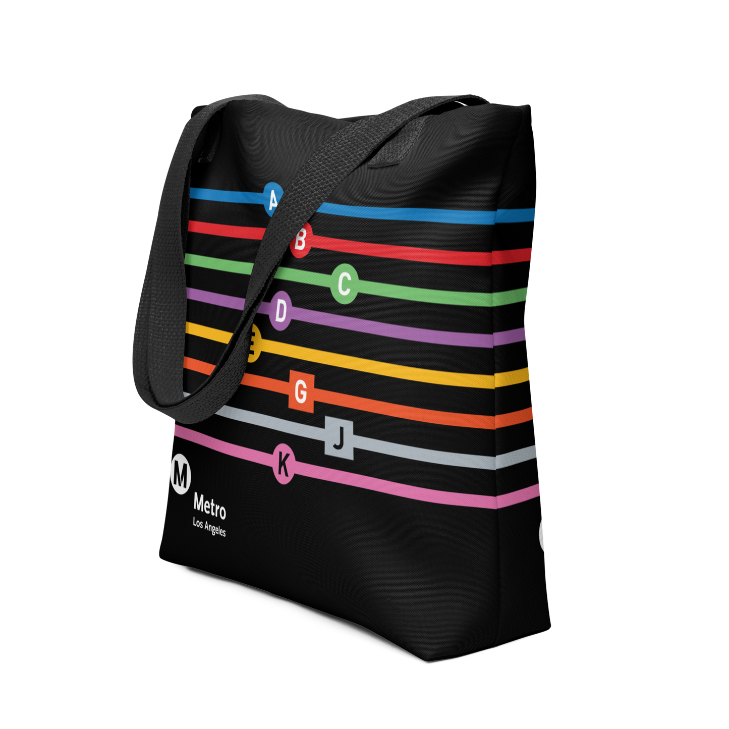 Line Letters Tote Bag