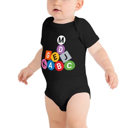 Metro Line Letters Baby Onesie - Metro Shop