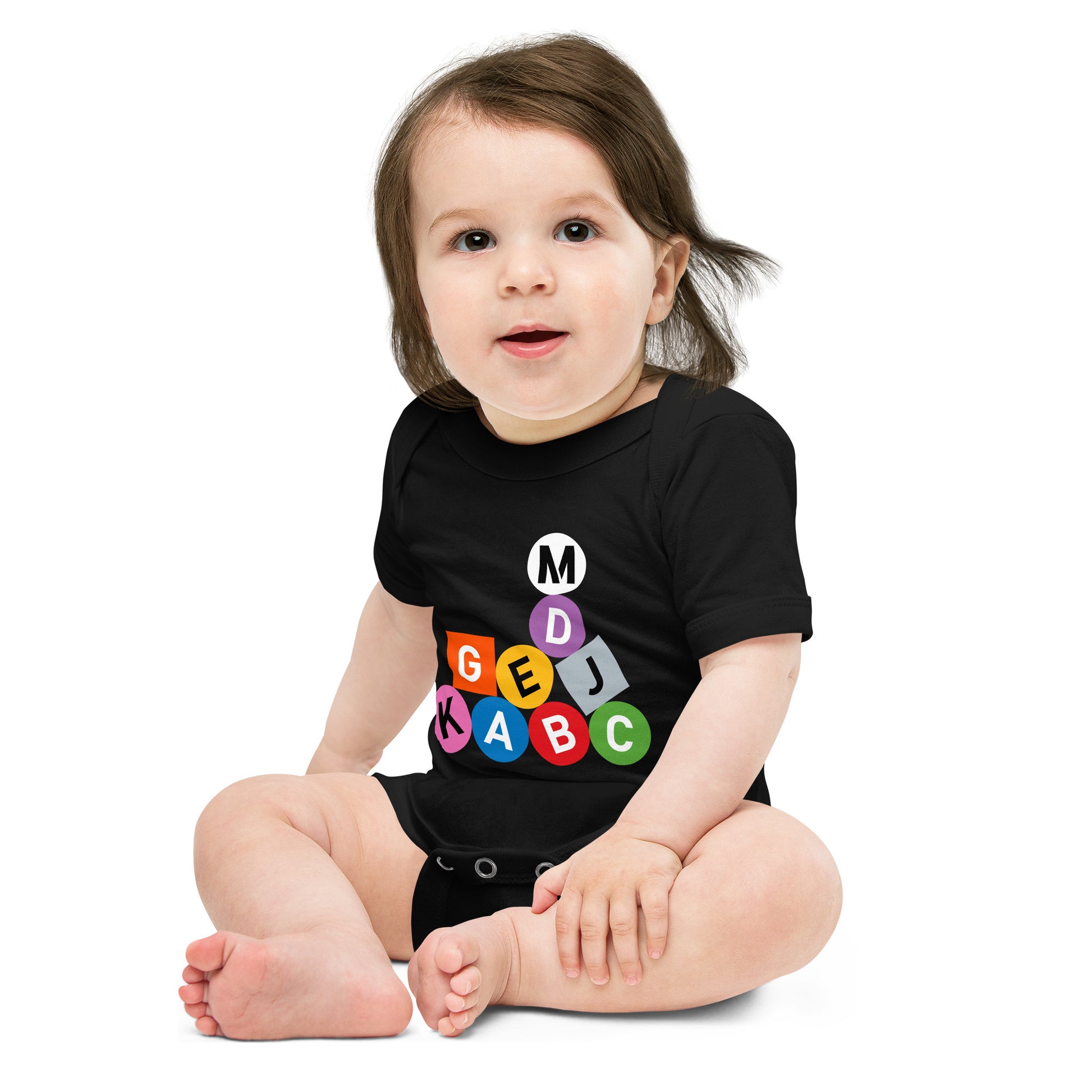 Metro Line Letters Baby Onesie - Metro Shop