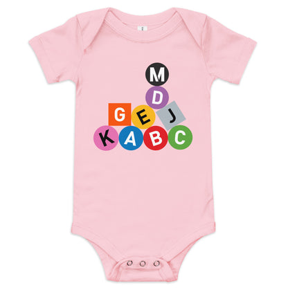 Metro Line Letters Baby Onesie - Metro Shop