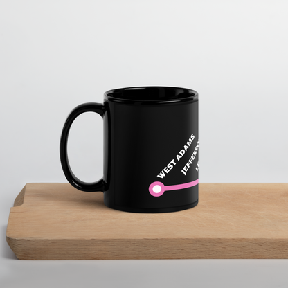 K Line Neighborhoods Black Glossy Mug