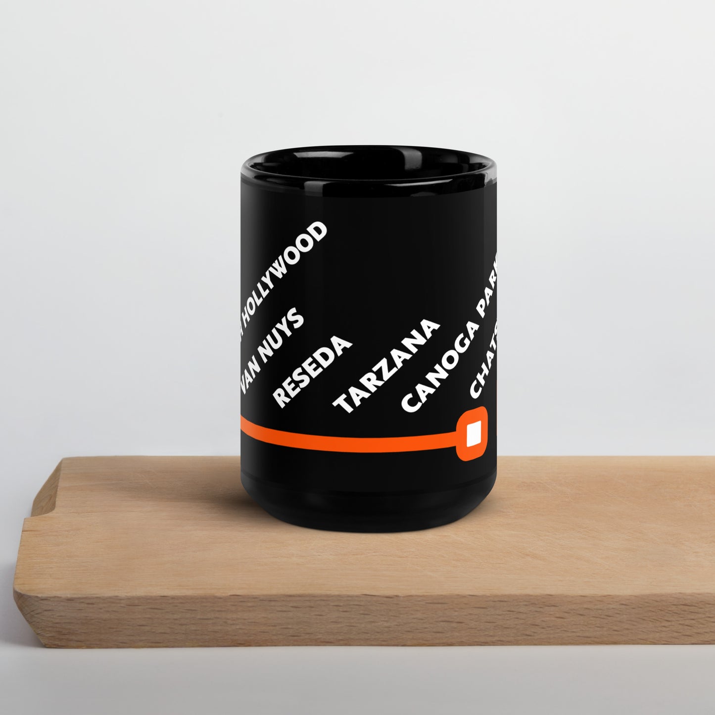 G Line Neighborhoods Black Glossy Mug