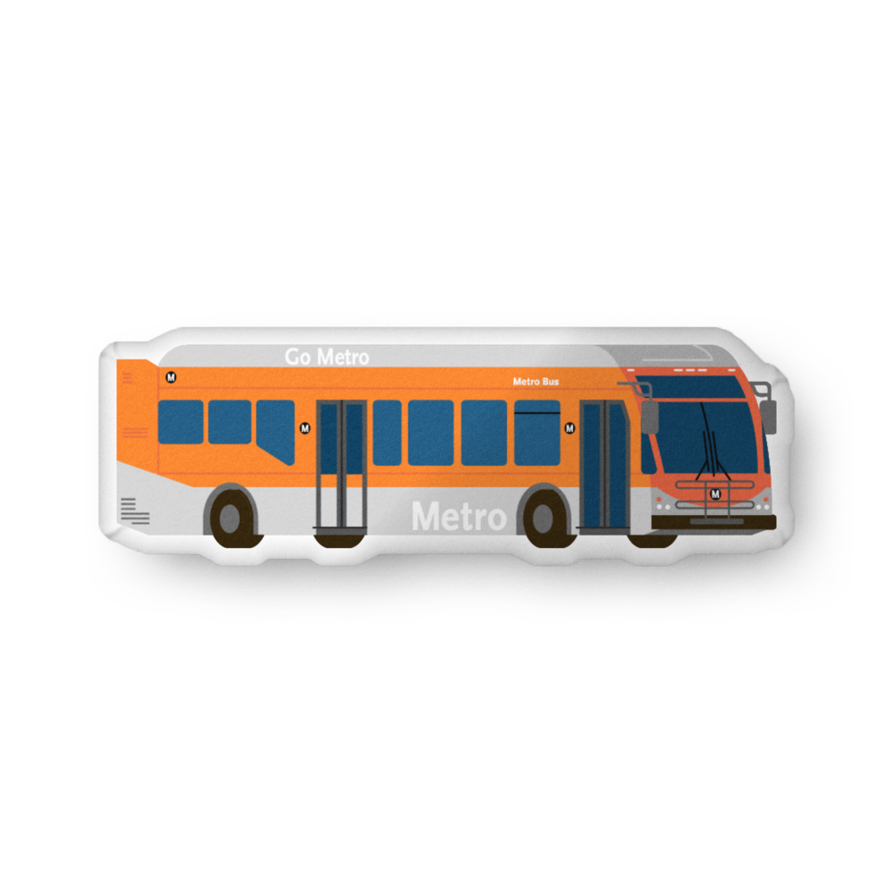 Los Angeles Metro Poppy Bus Plush – Metro Shop