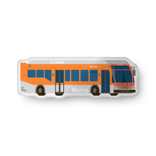 Los Angeles Metro Poppy Bus Plush