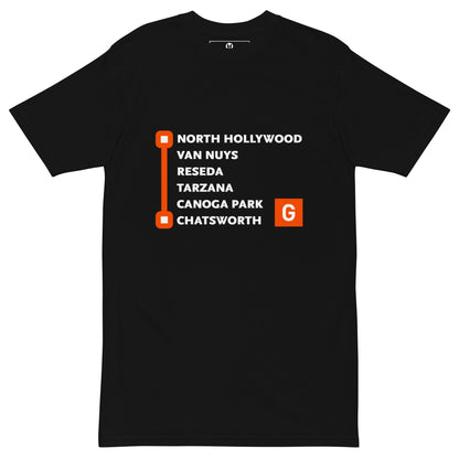 G Line Neighborhoods  Premium Heavyweight Tee