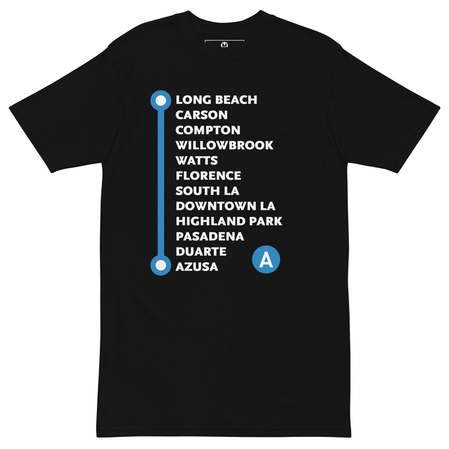 A Line Neighborhoods Unisex Heavyweight T-shirt