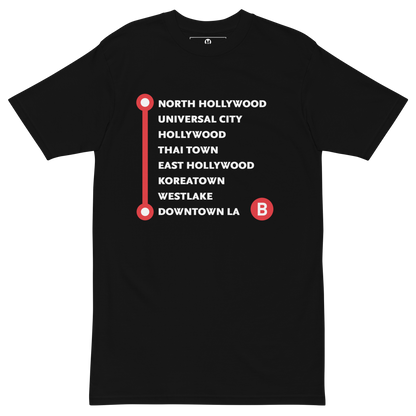 B Line Neighborhoods Unisex Heavyweight T-shirt