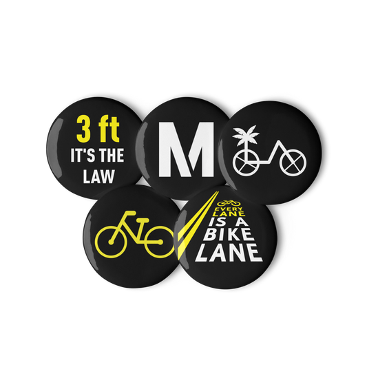Bike LA Pin-Back Buttons