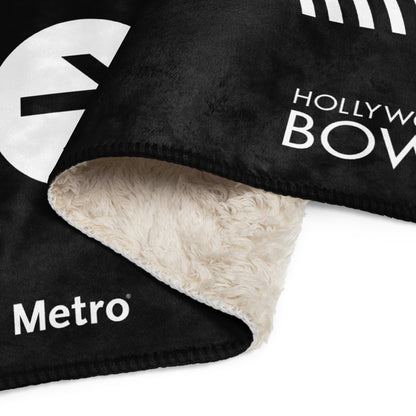 Metro x Hollywood Bowl Sherpa Blanket