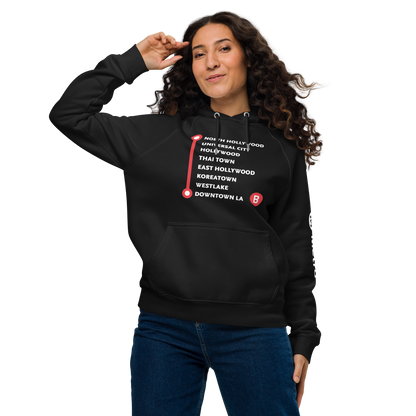 B Line Neighborhoods Unisex Raglan Hoodie