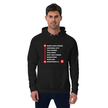 B Line Neighborhoods Unisex Raglan Hoodie