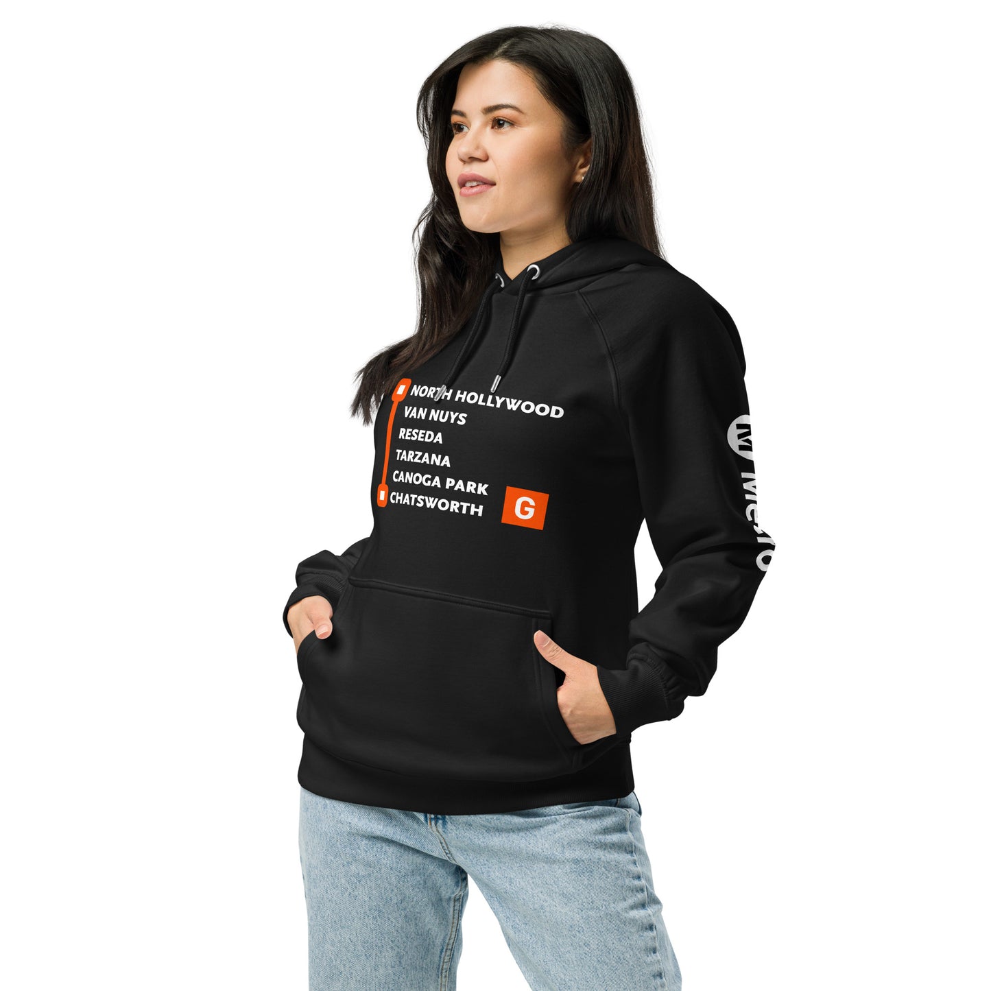 G Line Neighborhoods Unisex Raglan Hoodie