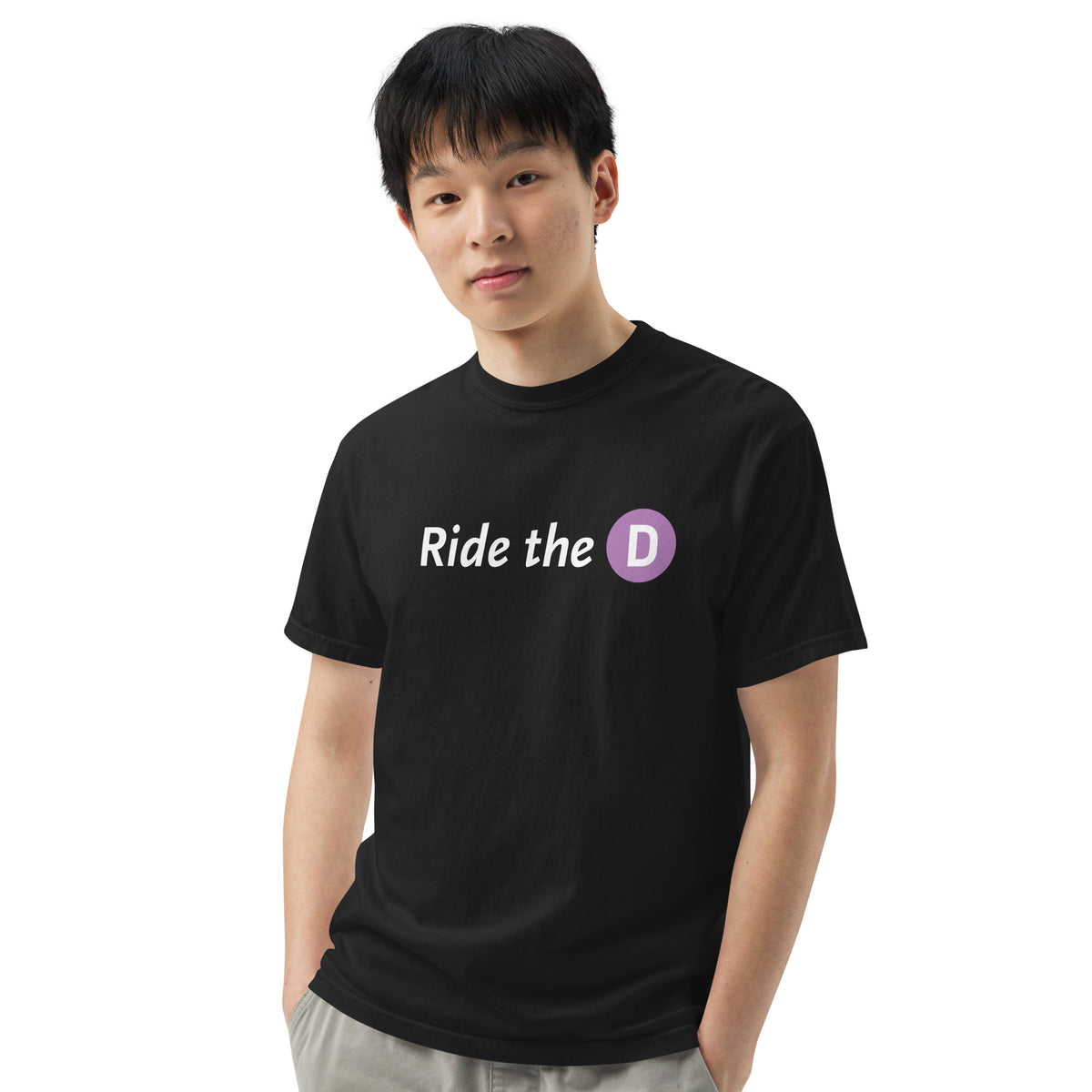 Ride The D Unisex Heavyweight T-Shirt – Metro Shop