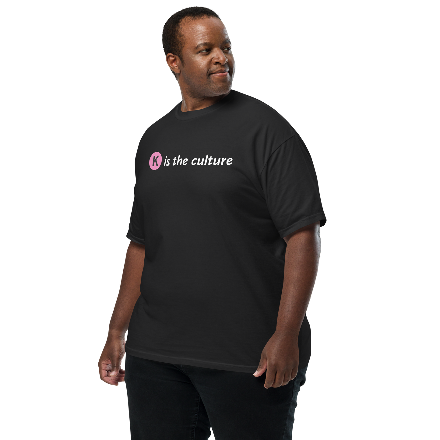 K is the Culture Unisex Heavyweight T-shirt - Metro Shop