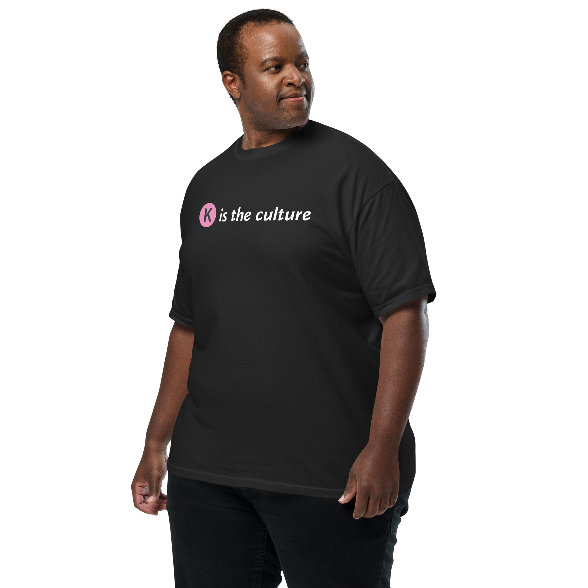 K is the Culture Unisex Heavyweight T-shirt - Metro Shop
